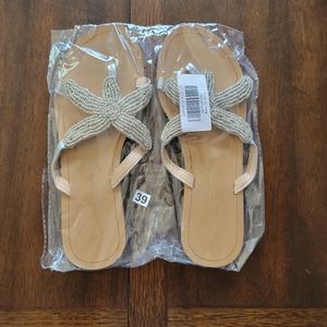 Starfish Sandals, flip flops, Brand New!
